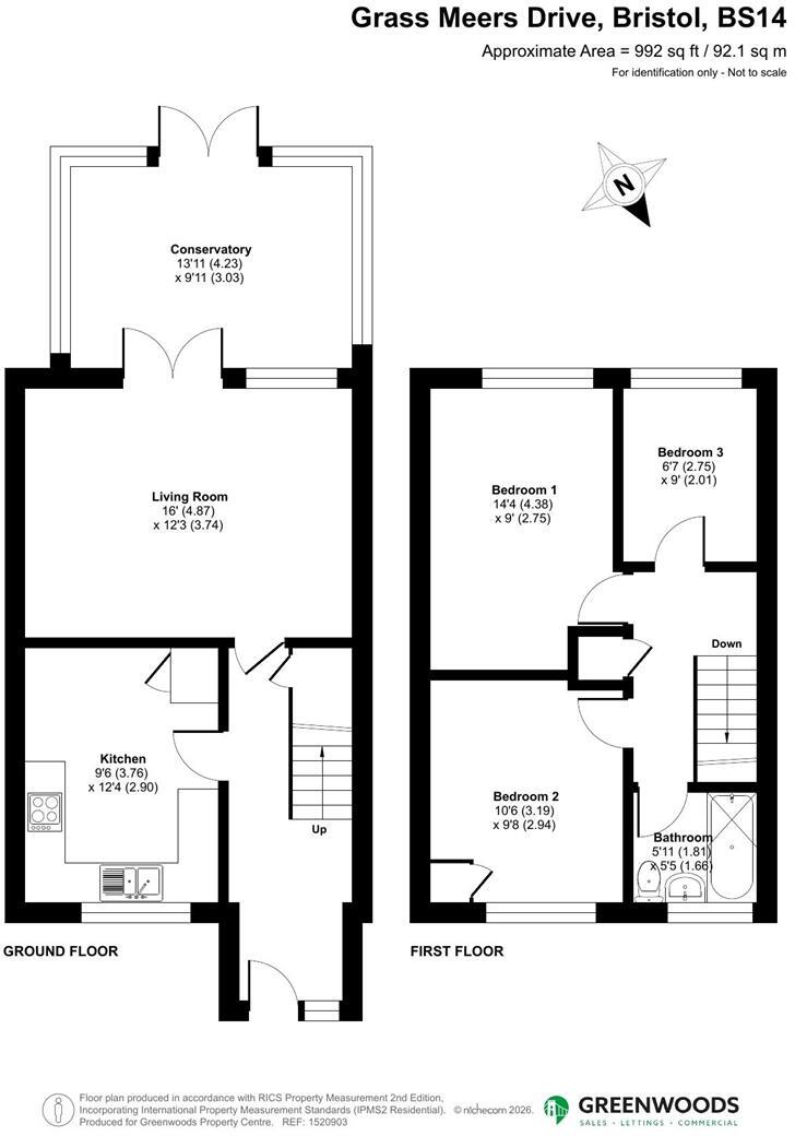 Grass Meers Drive, Bristol floorplan