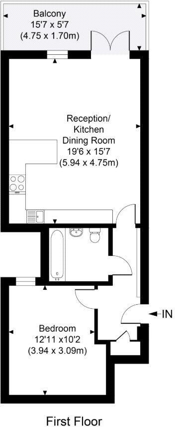 Chatfield Road, London, SW11 floorplan