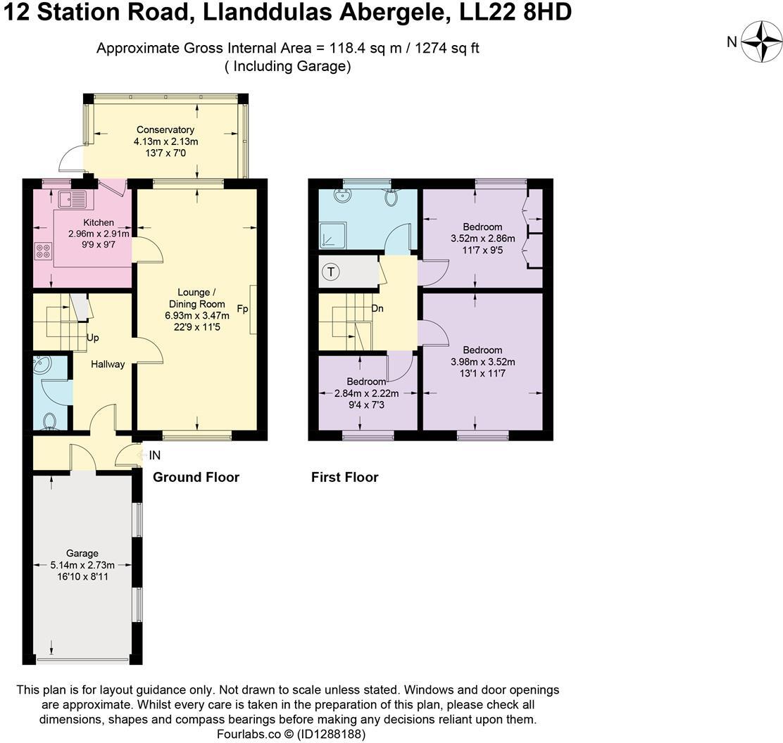 Station Road, Llanddulas, Abergele floorplan