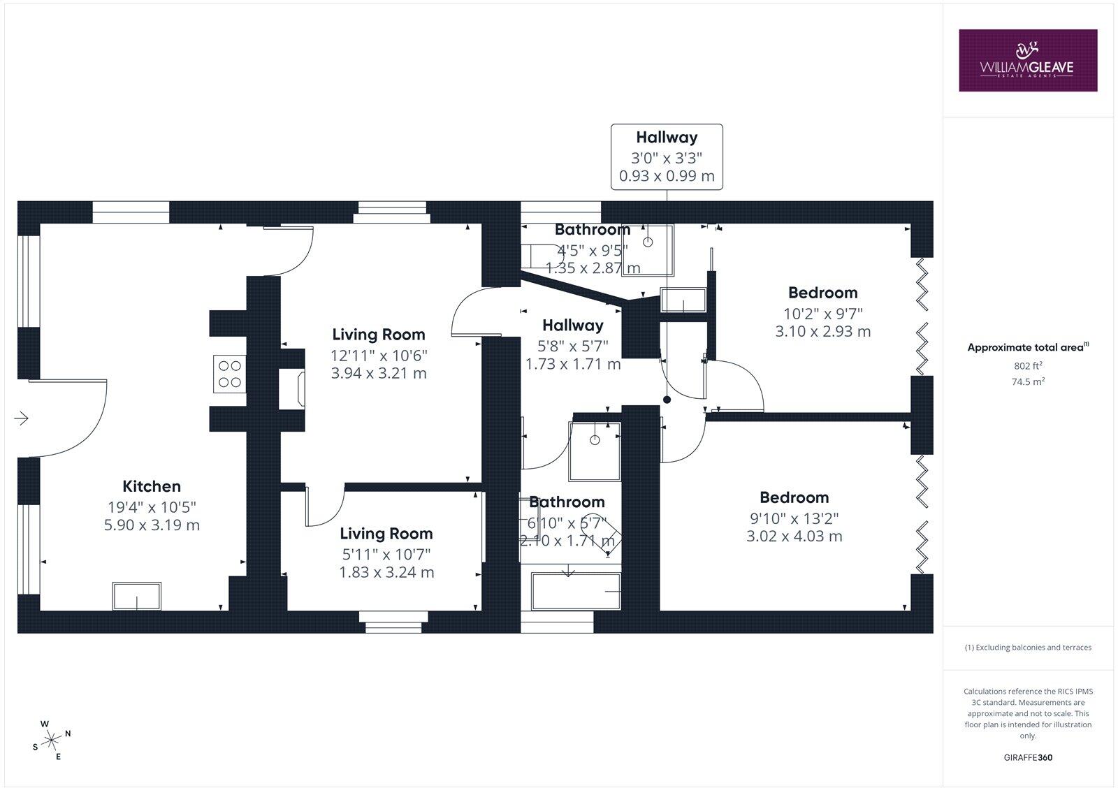 Abbey Drive, Gronant, Prestatyn, Flintshire, LL19 floorplan