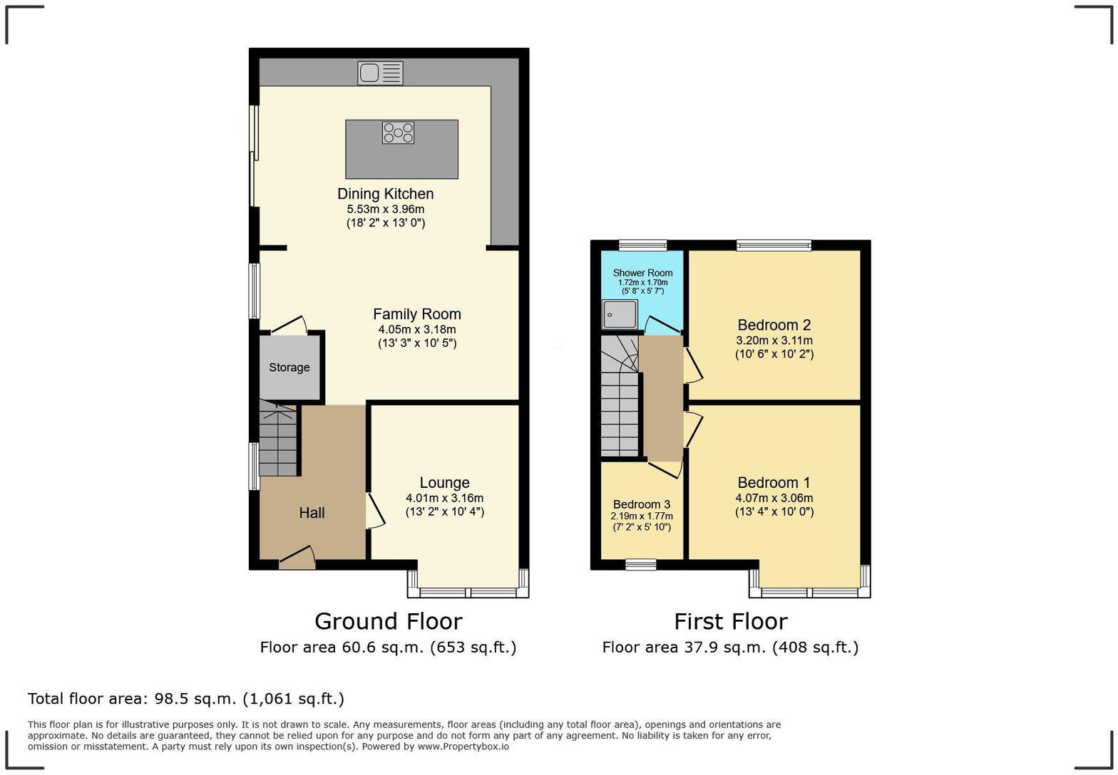 Sugar Lane, Wakefield, WF1 5LF floorplan
