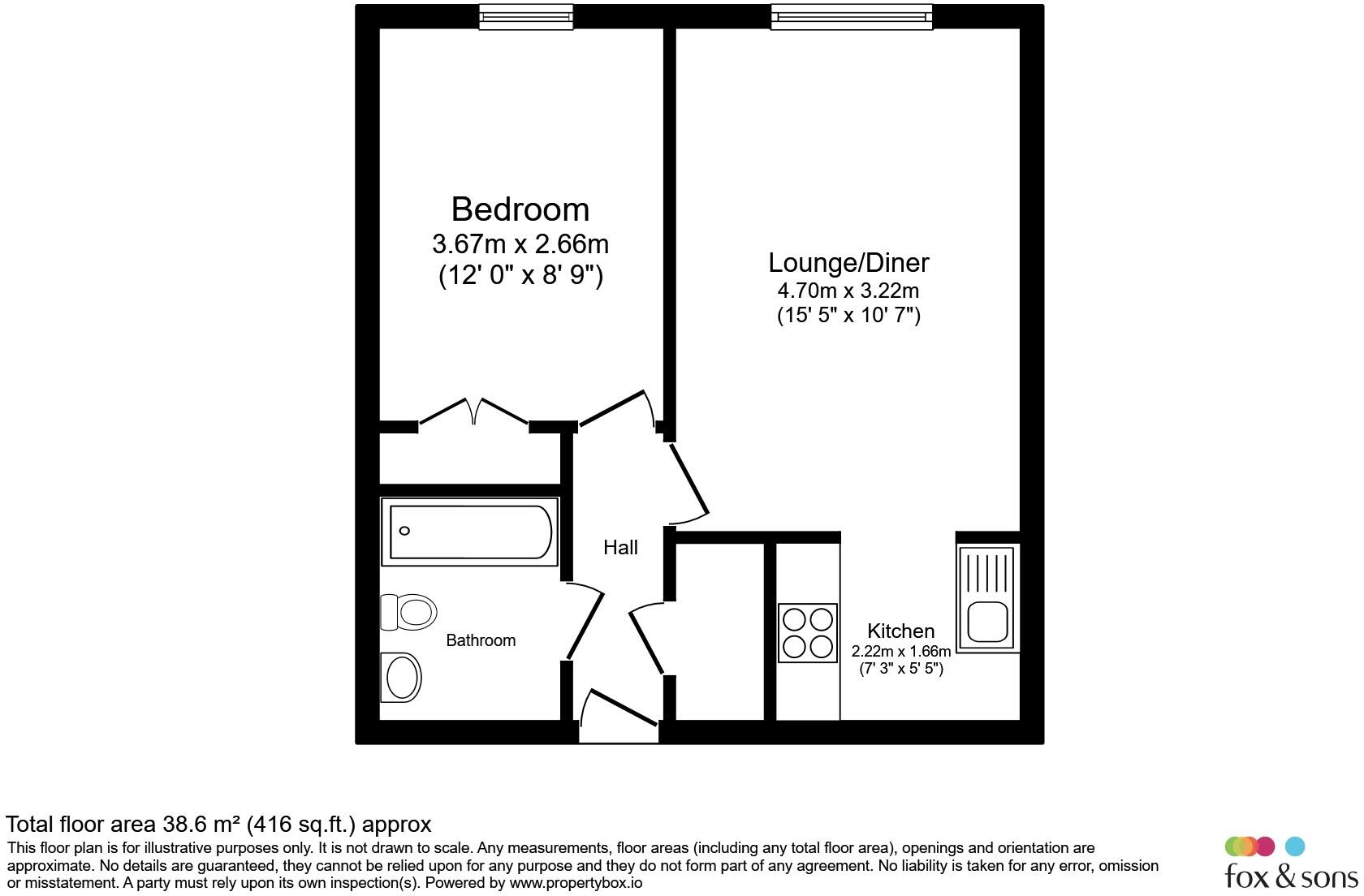 Stoke Road, Gosport floorplan