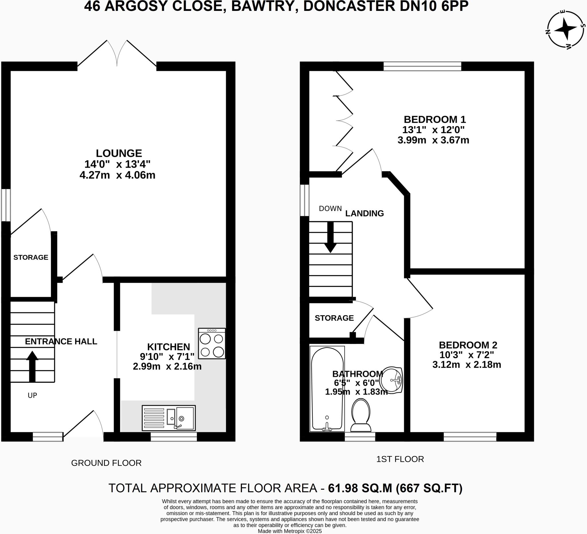 Argosy Close, Bawtry, Doncaster floorplan