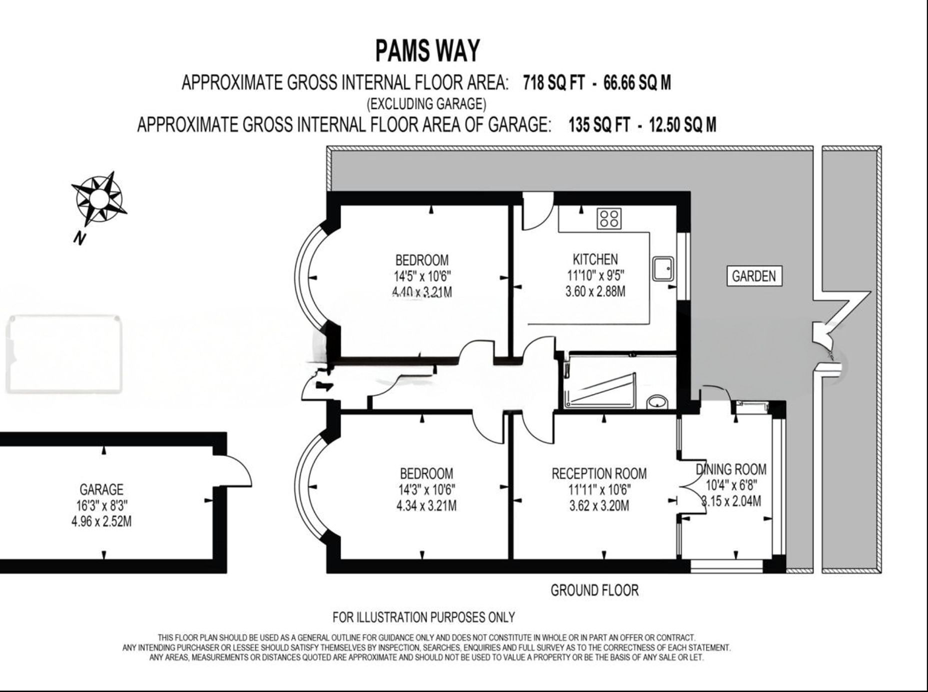Pams Way, Epsom, KT19 floorplan