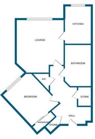 Melton Court, 37 Lindsay Road, Branksome Park, Poole BH13 floorplan
