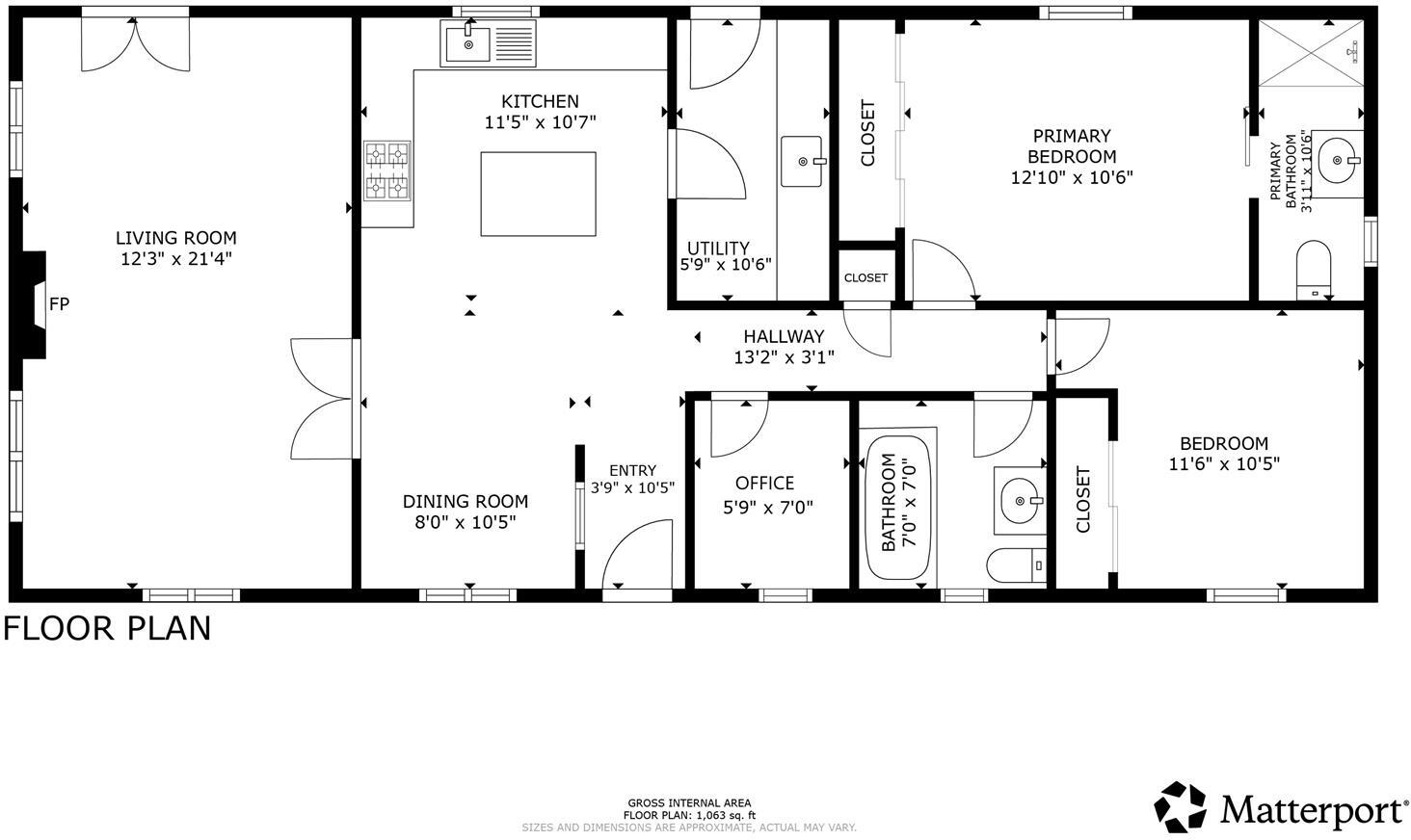 Pont Pentre Park, Upper Boat, Pontypridd floorplan
