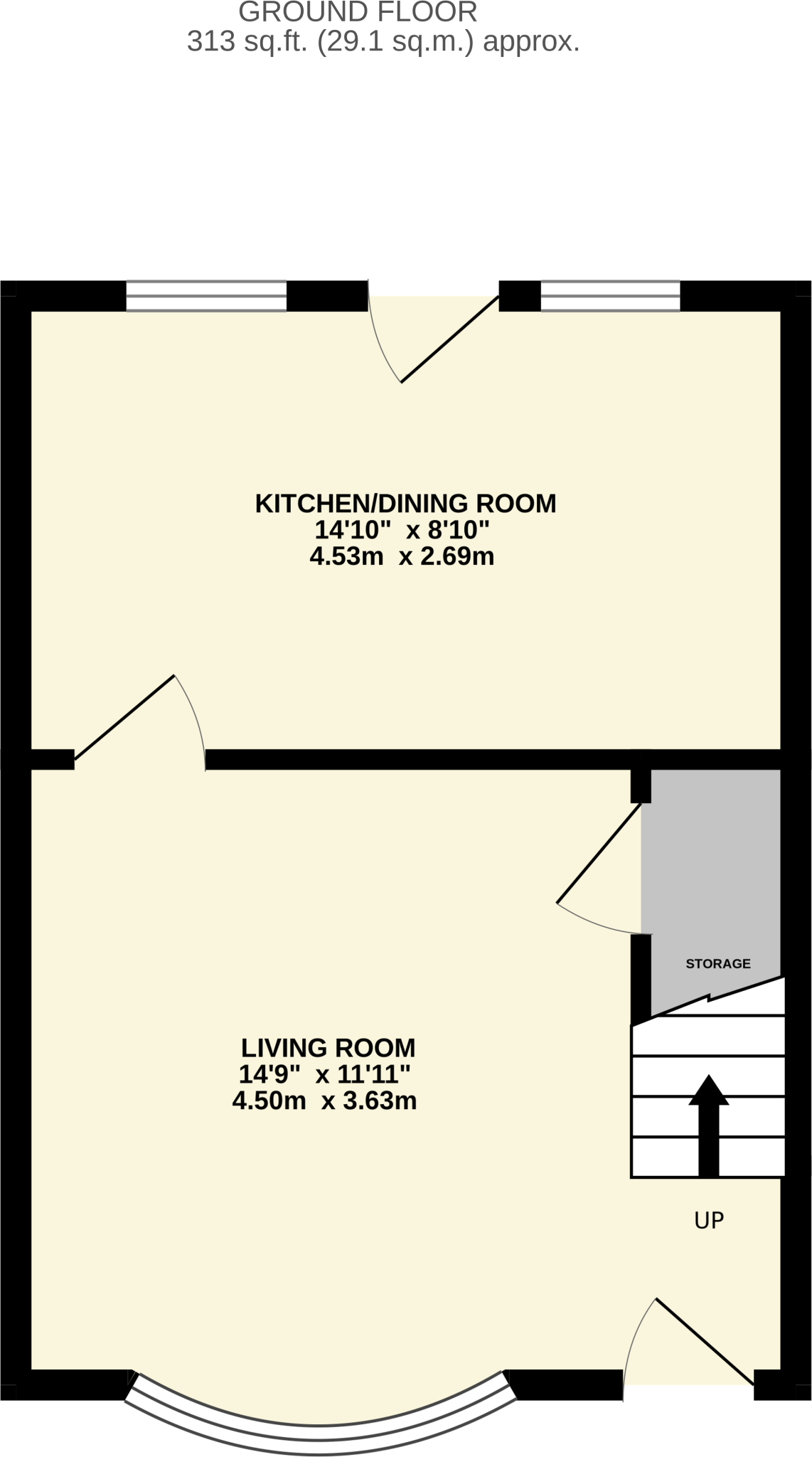 Rutland Avenue, Waingroves floorplan