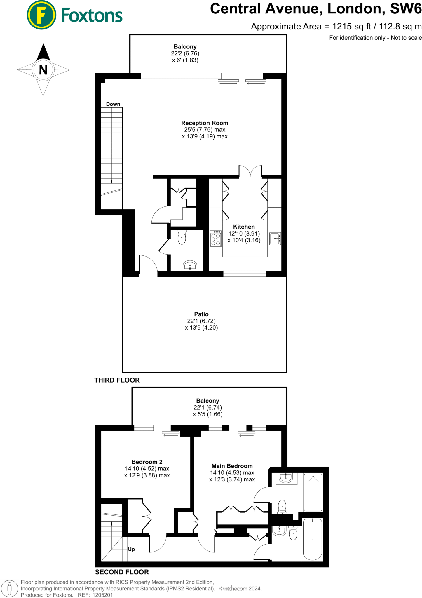 Central Avenue, Fulham, London, SW6 floorplan