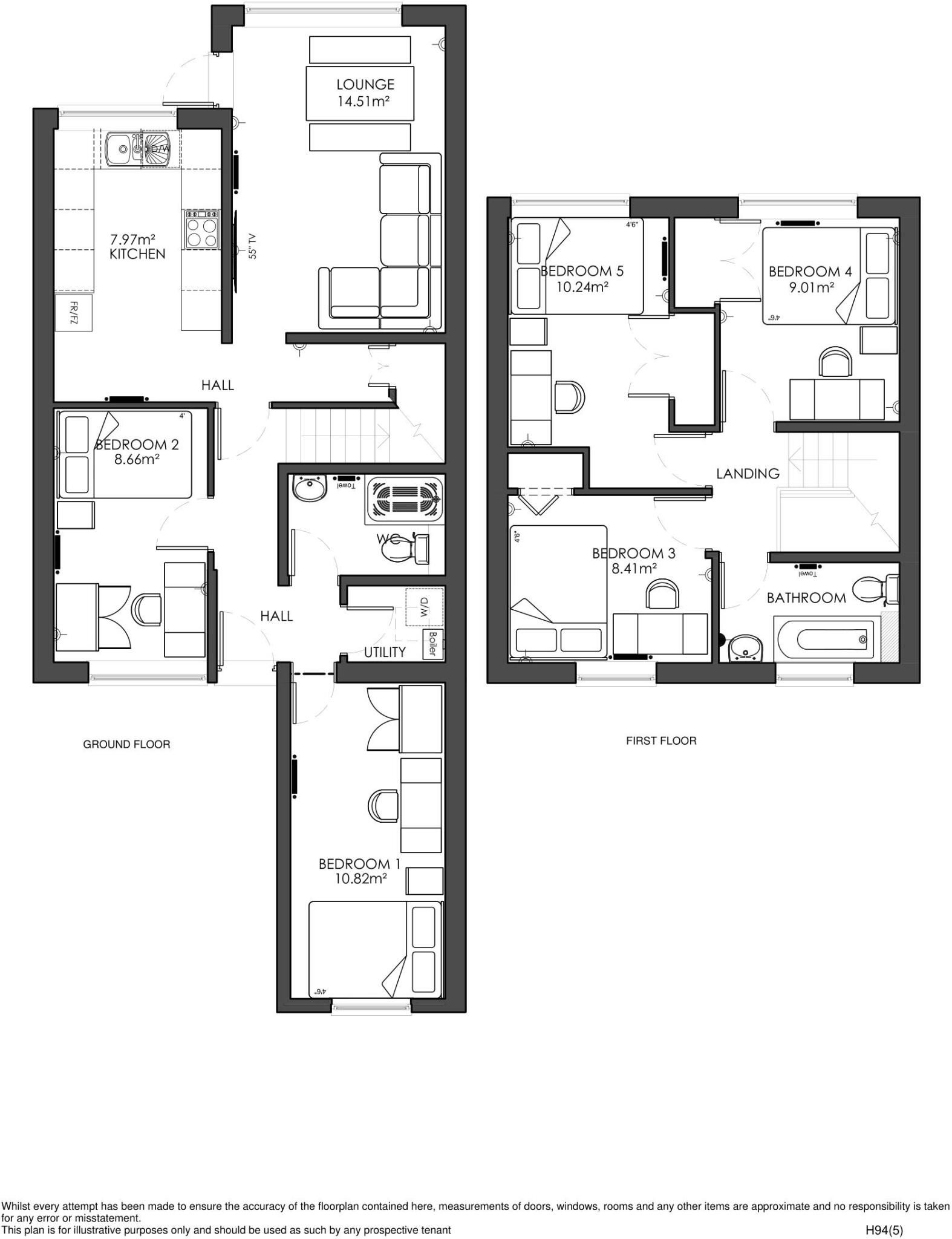16 Lebanon Close EX4 5EW floorplan