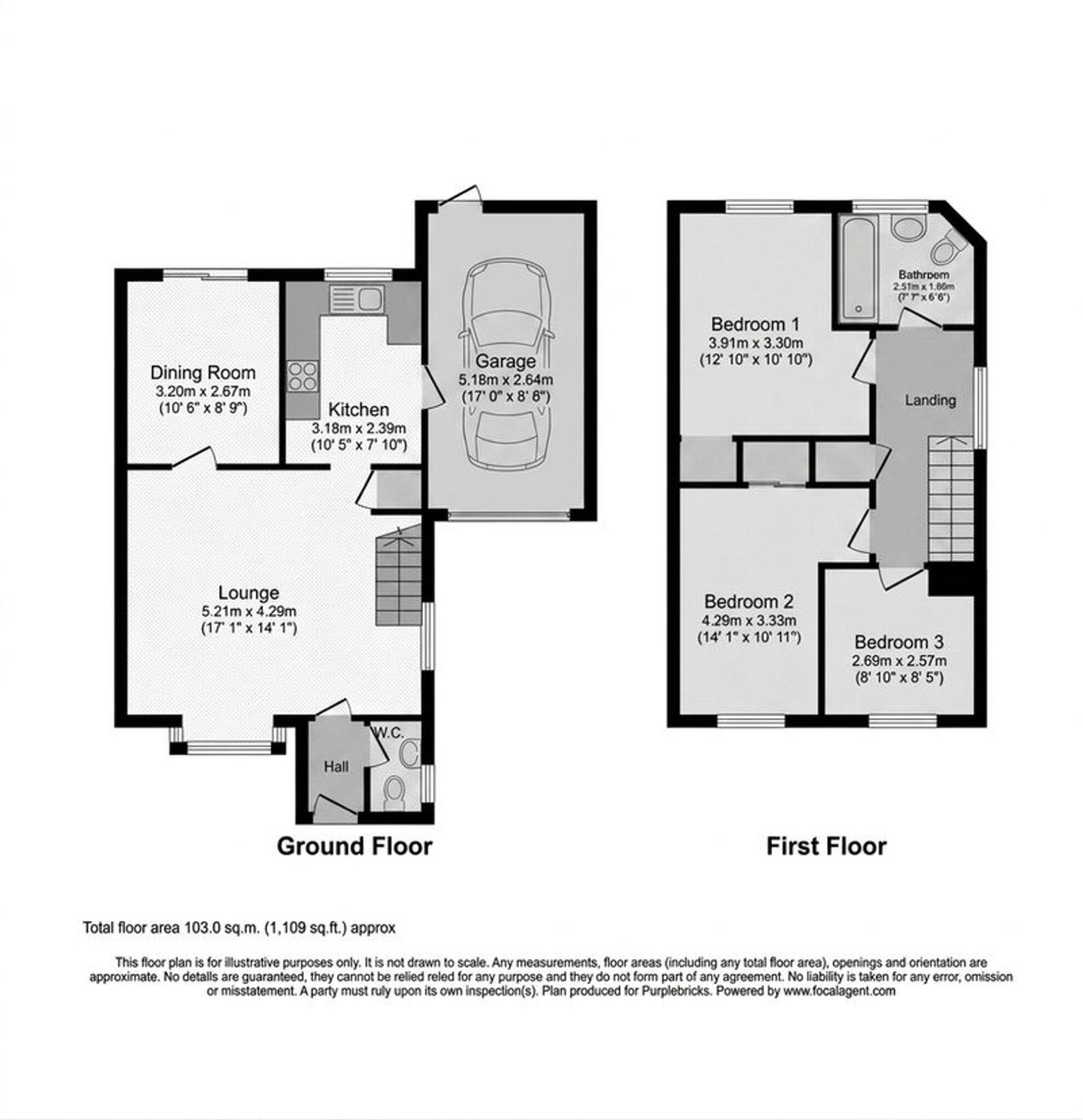 Acorn Avenue, Cowfold, RH13 floorplan