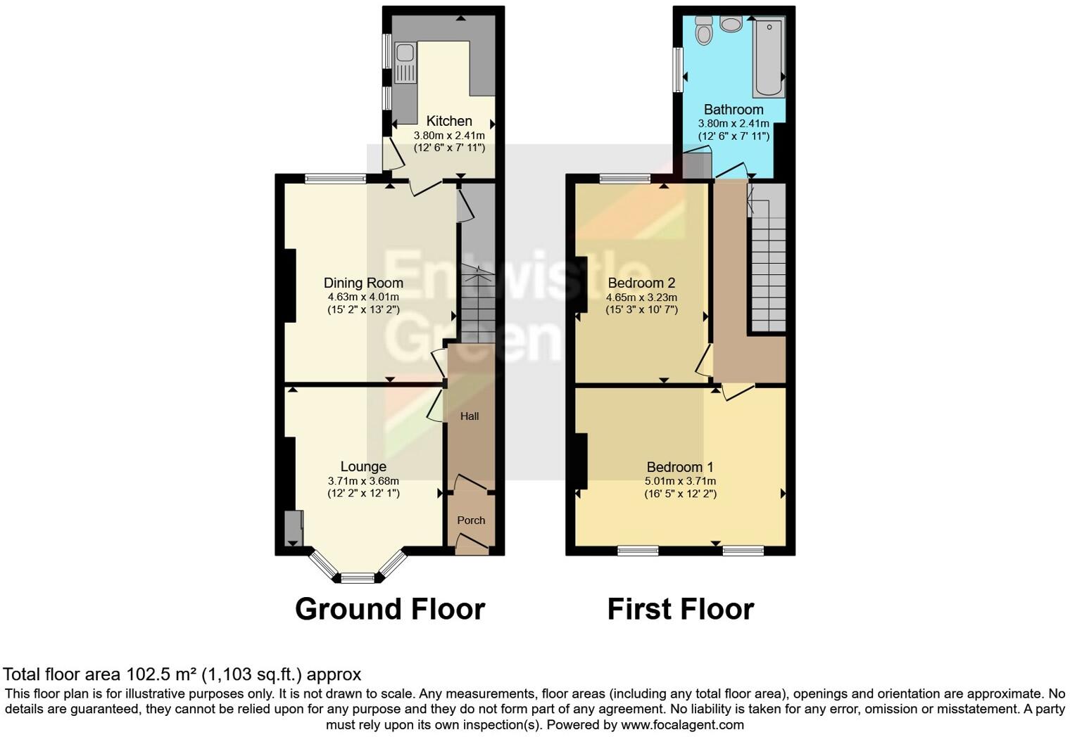 Chorley Old Road, Whittle-le-Woods, Chorley, Lancashire, PR6 floorplan