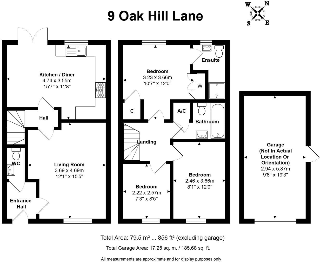 Oak Hill Lane, Didcot, Oxfordshire, OX11 floorplan