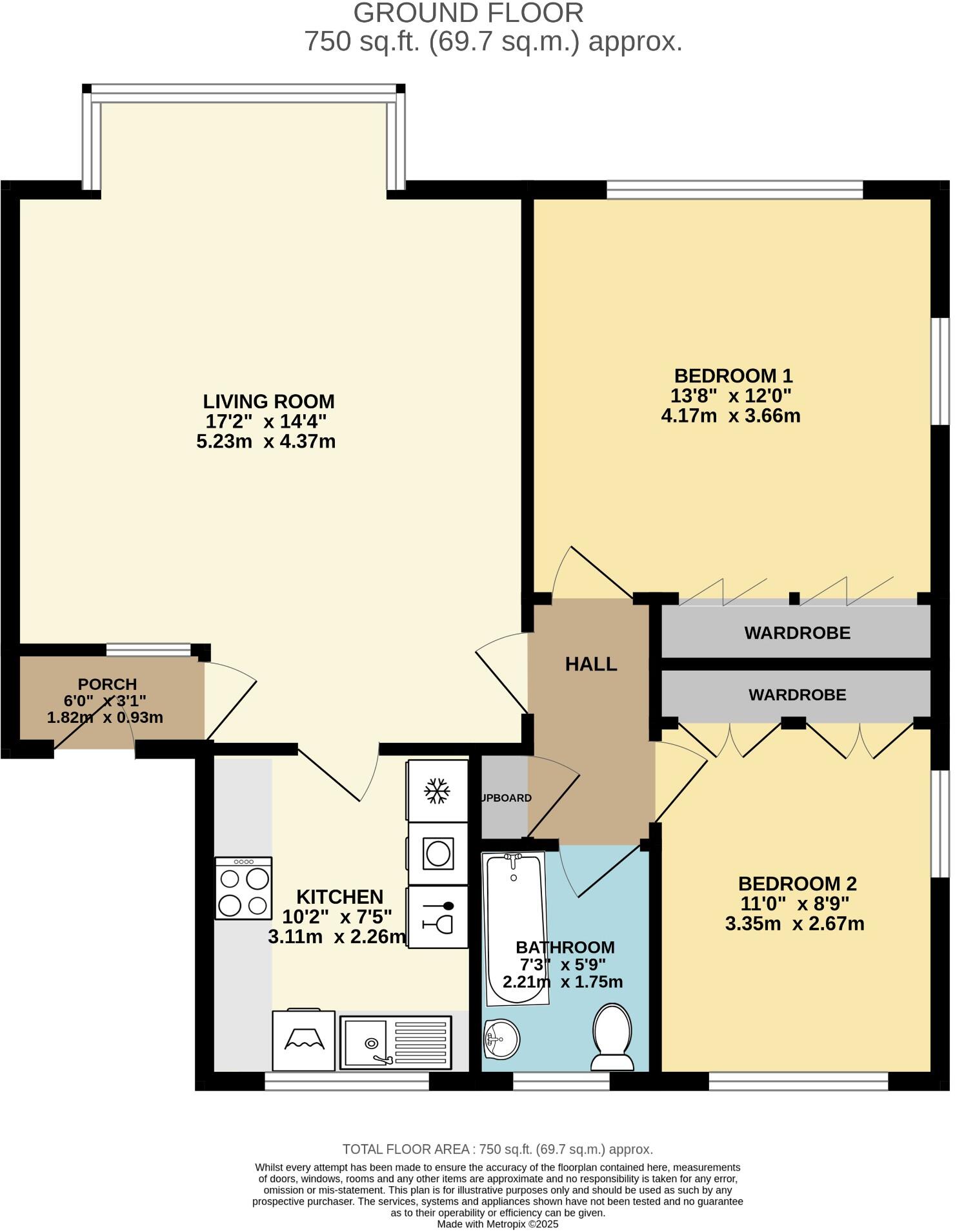 3 Butes Flats, Les Butes, Alderney, Channel Isles, GY9 floorplan