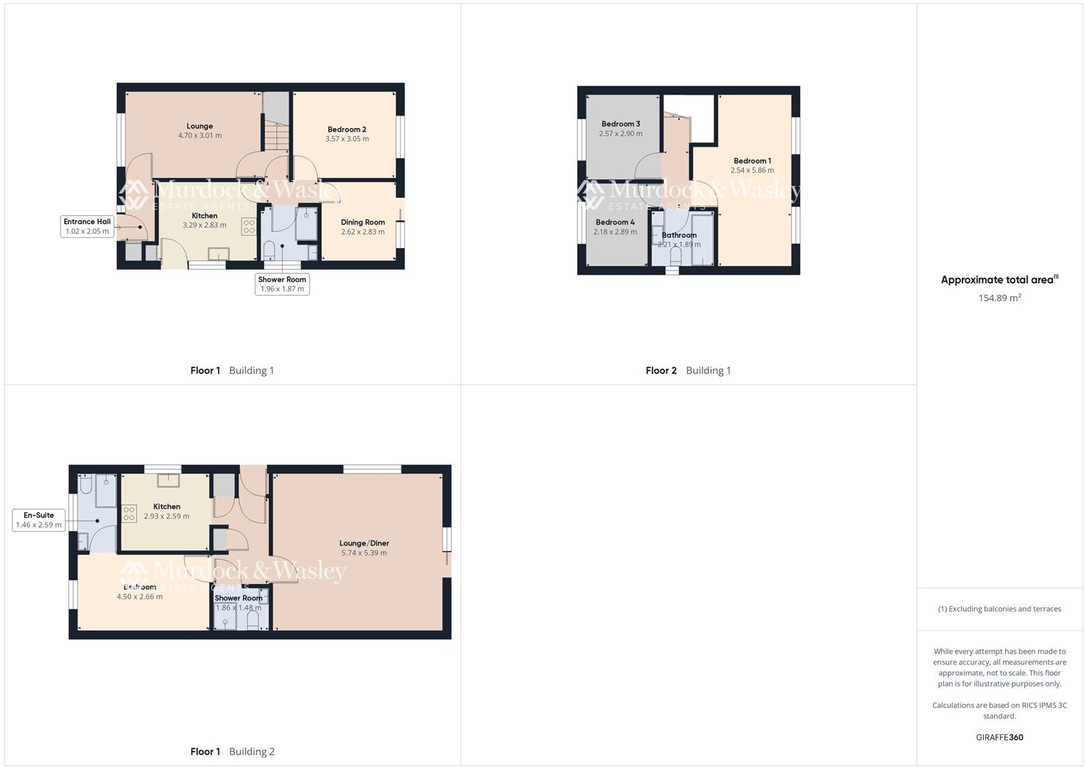 Semi-Detached House with Detached Bungalow floorplan