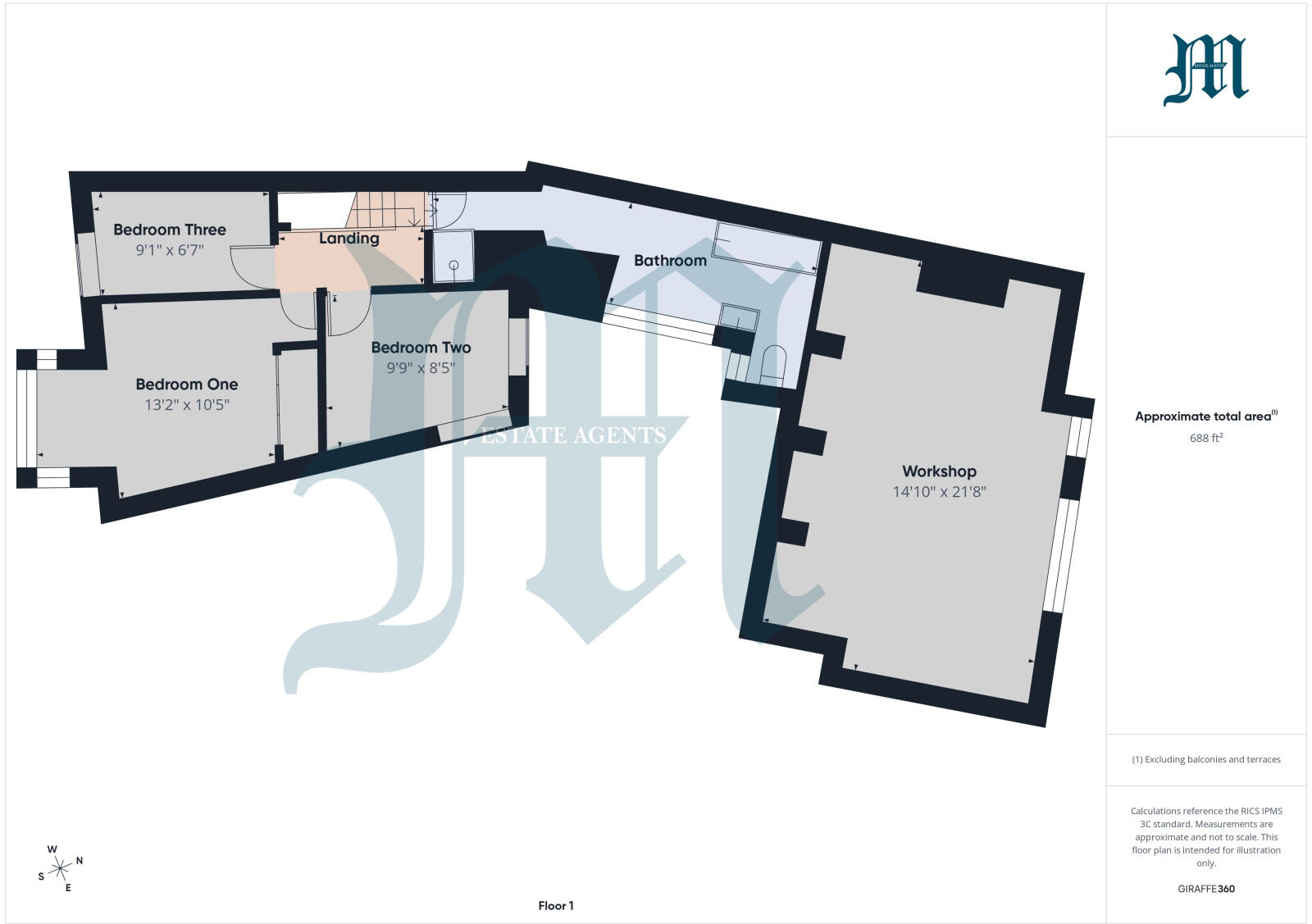 Trevenner Square, Marazion, TR17 0BJ floorplan