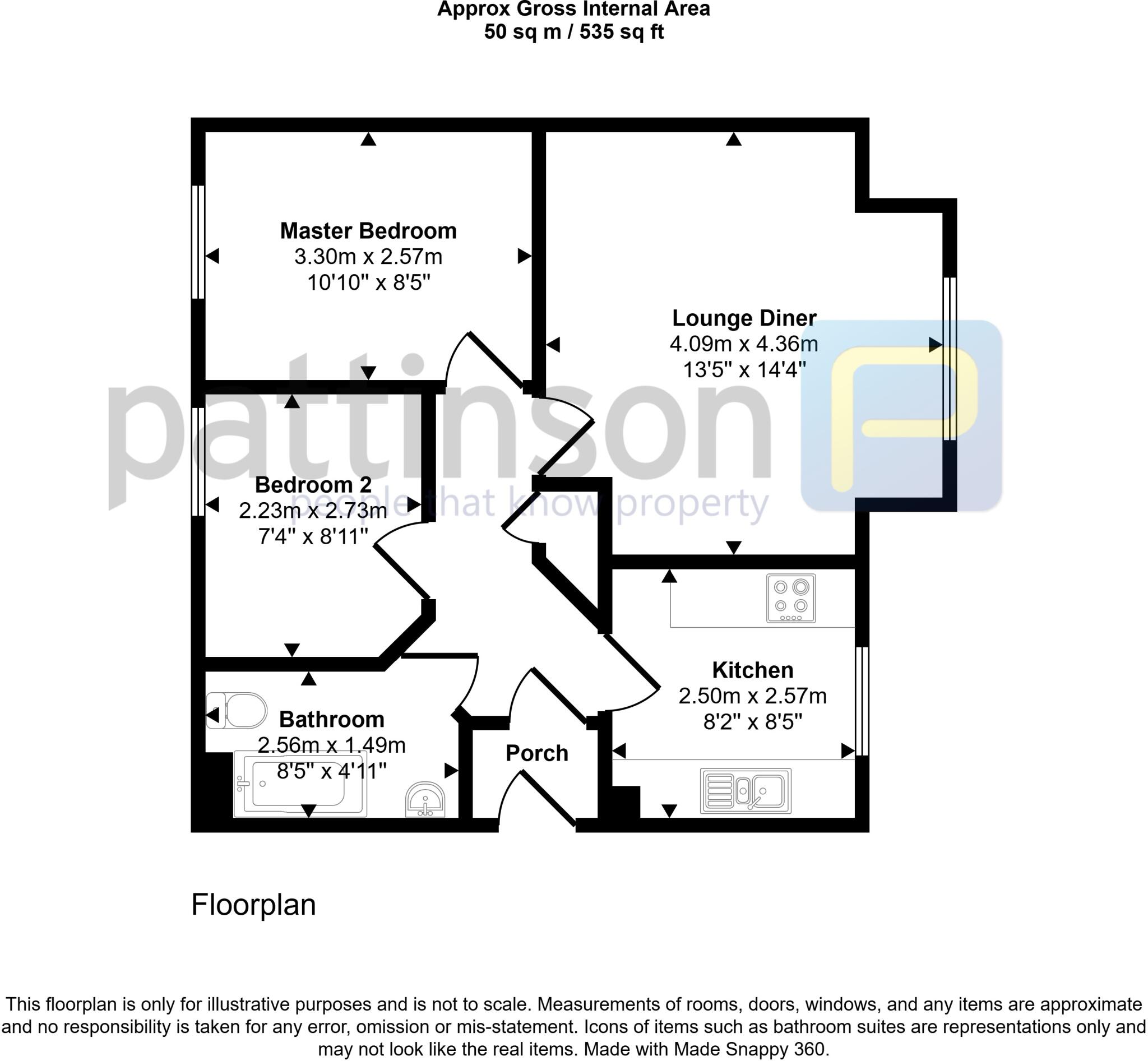 Hindmarsh Drive, Ashington, Northumberland, NE63 9FA floorplan
