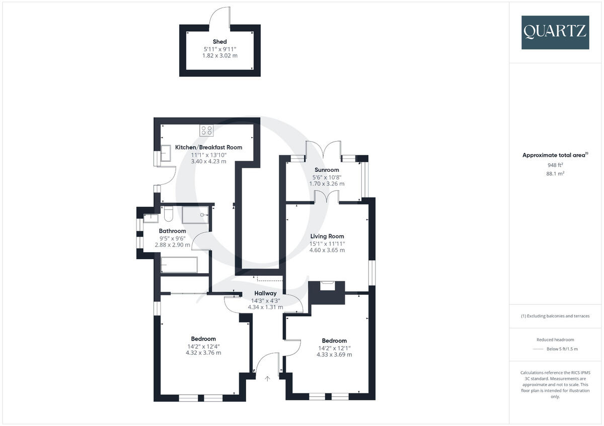 Kinson Road, Bournemouth floorplan