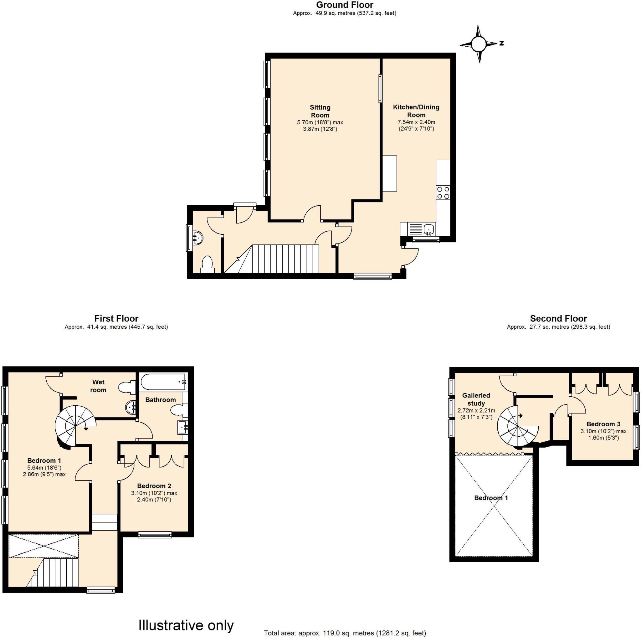 Mark Street, Reigate floorplan