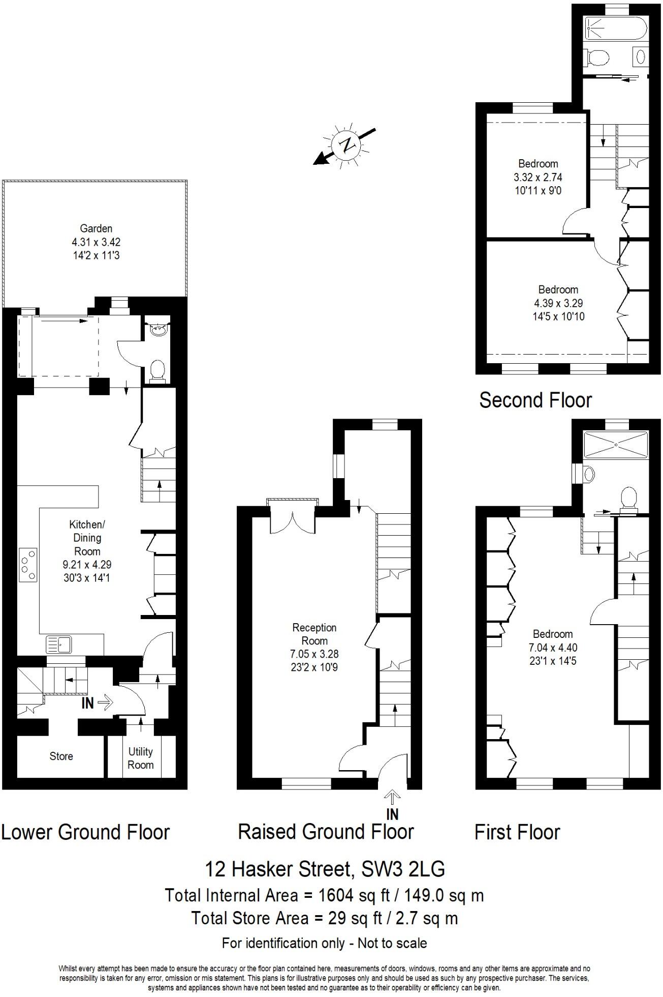 Hasker Street, London, SW3 floorplan