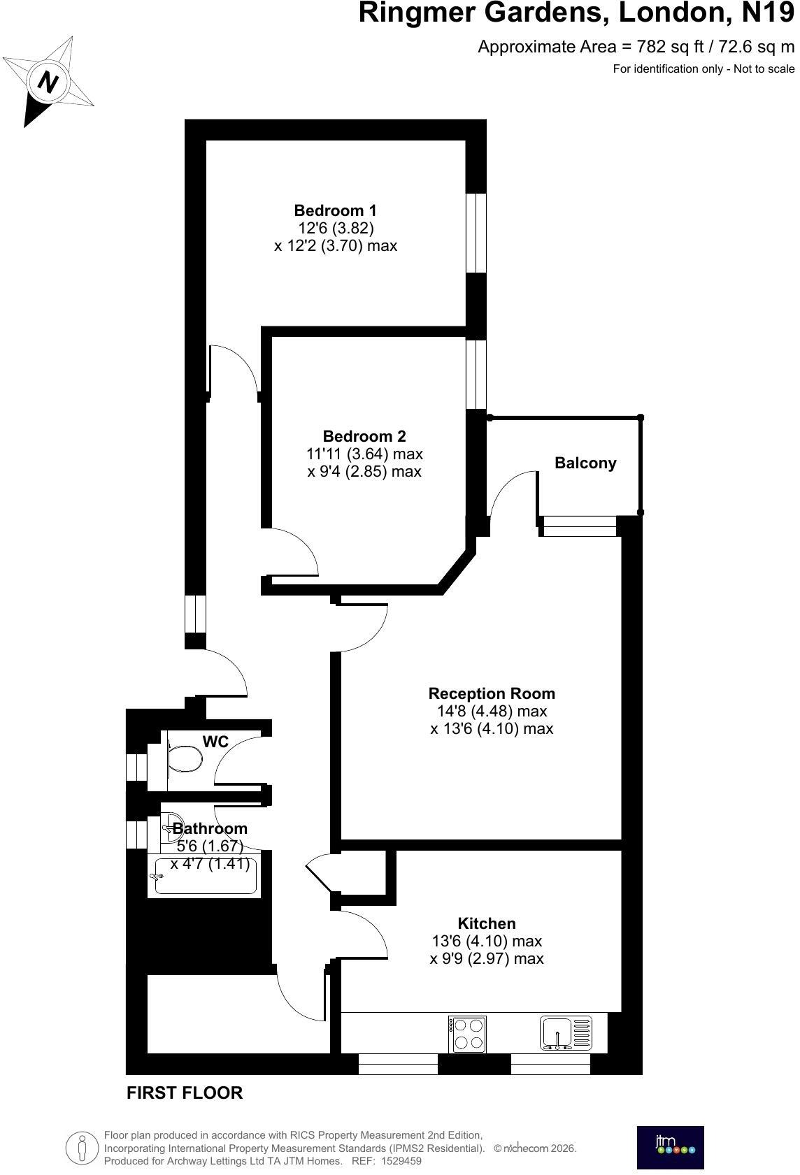 Ringmer Gardens, N19 floorplan
