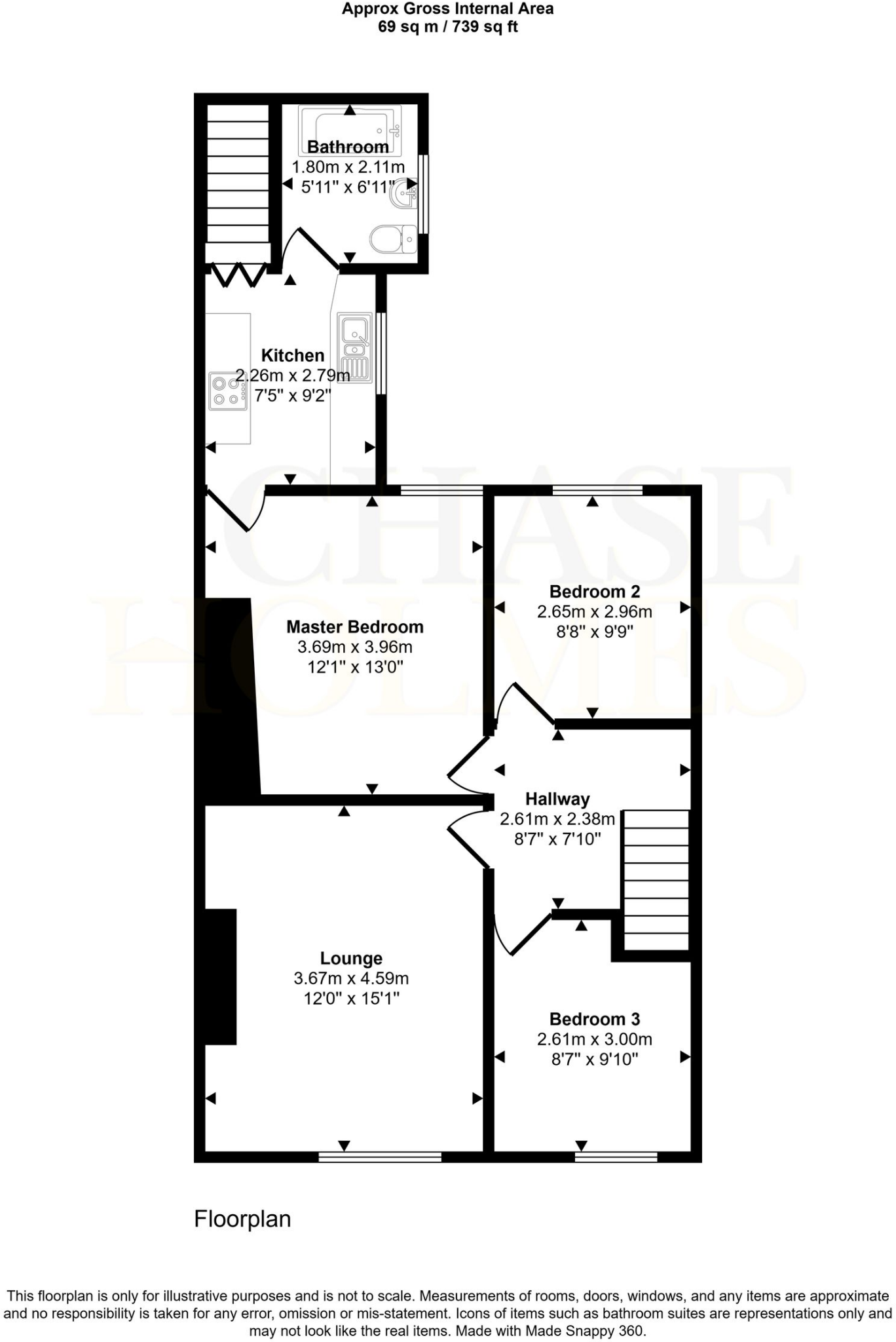 Collingwood Street, Hebburn, NE31 floorplan