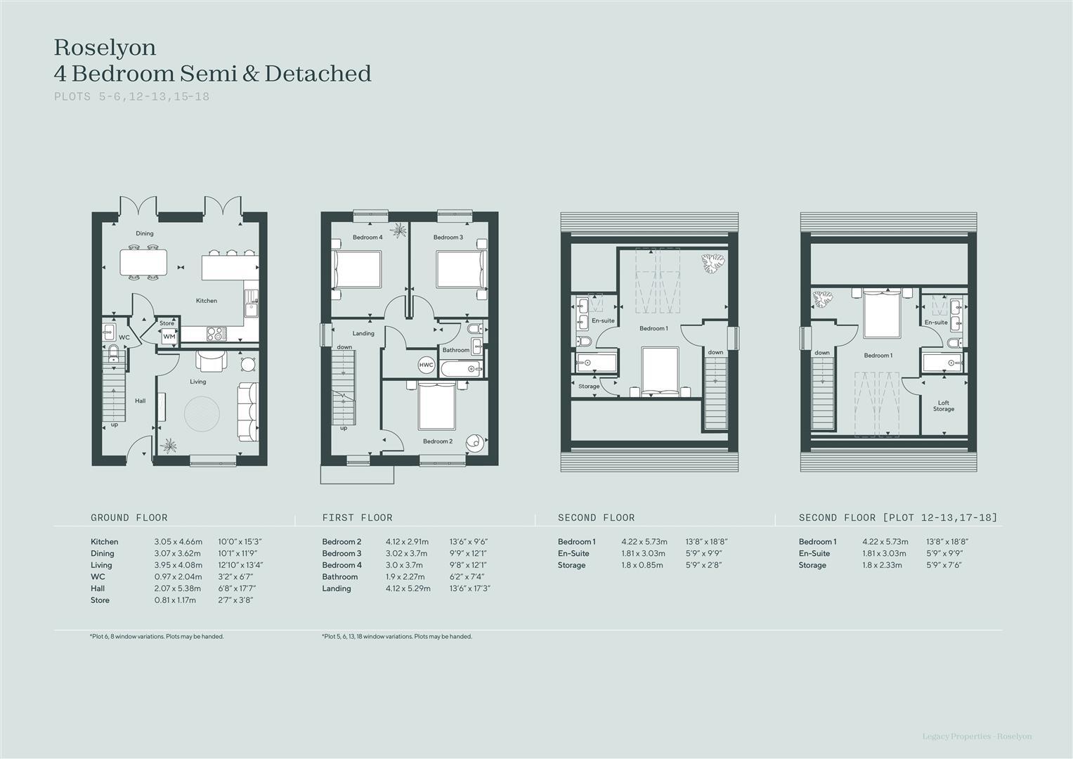 Roselyon Gardens, Par floorplan