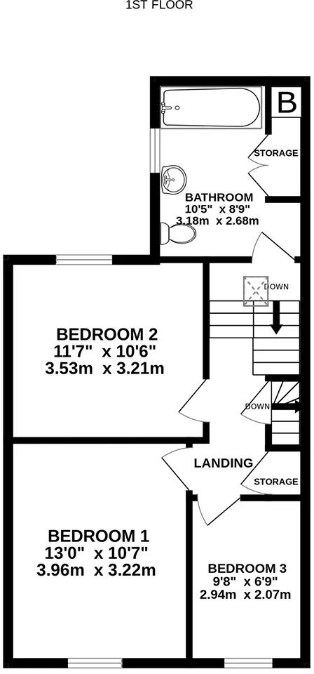 5, Main Road, Onchan floorplan