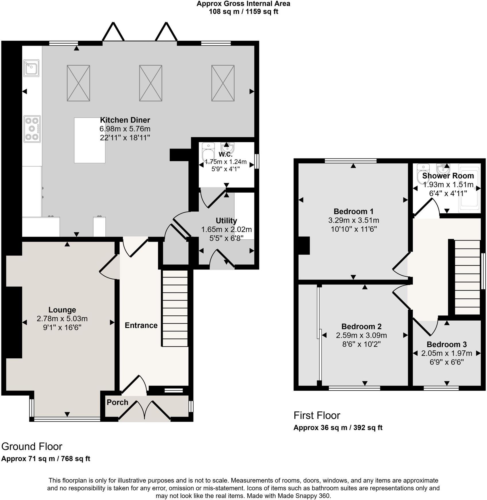 Elm Crescent, Worsley, M28 floorplan