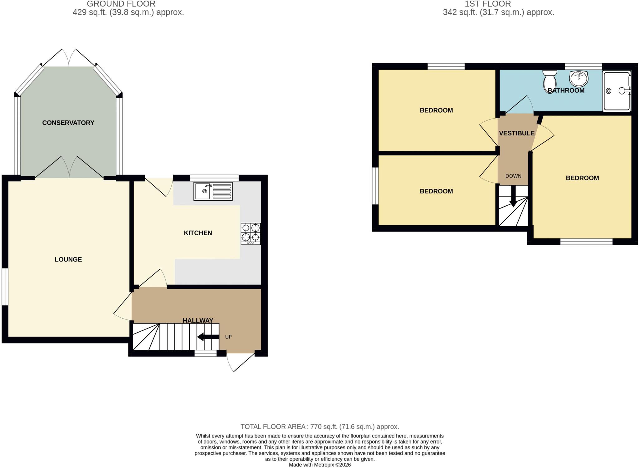 4 Croyde Close, Manchester floorplan