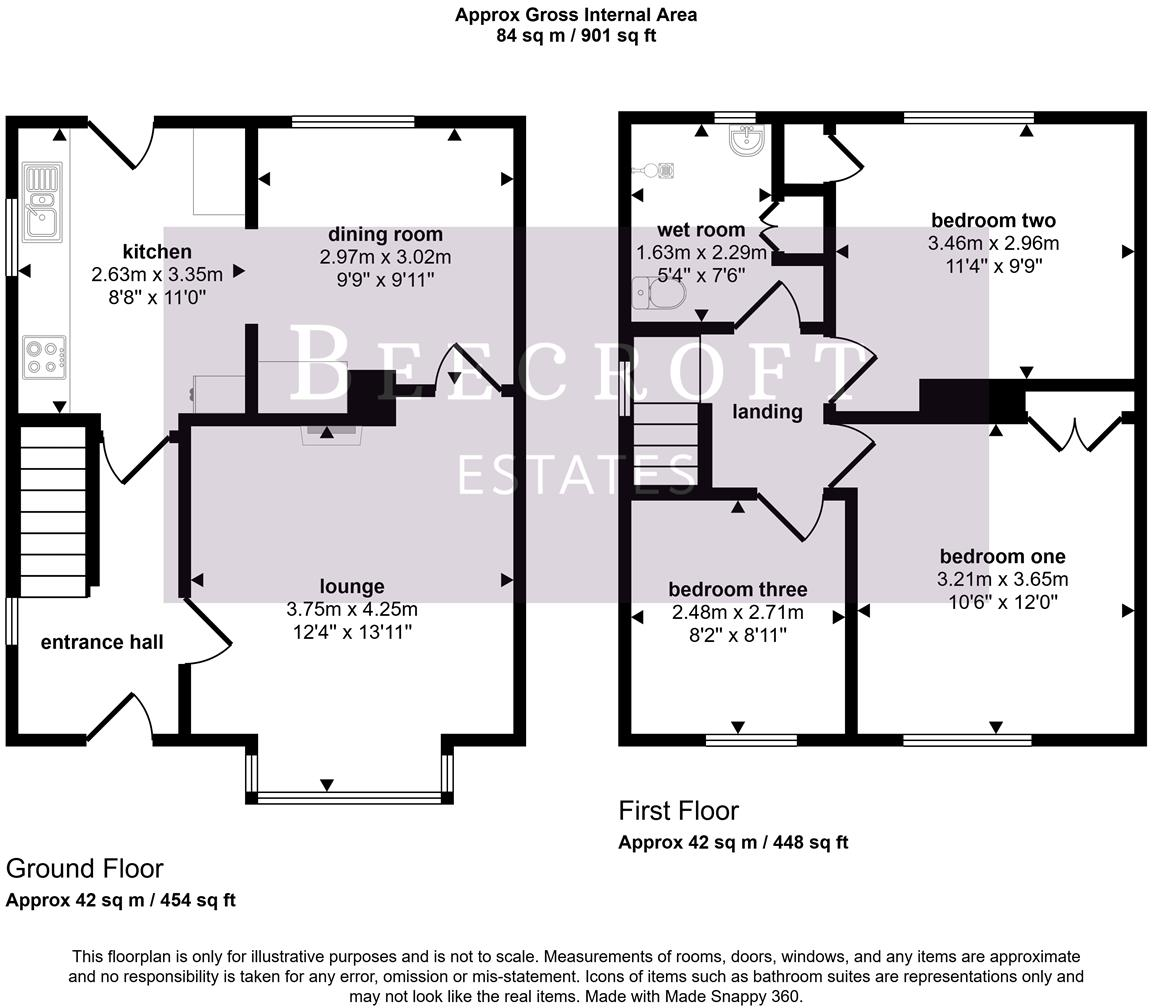Newland Avenue, Cudworth, Barnsley floorplan