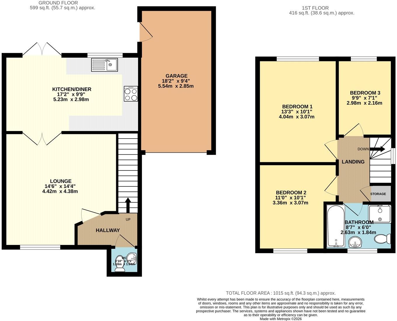 Beeches Close, West Row, Bury St. Edmunds, Suffolk, IP28 floorplan