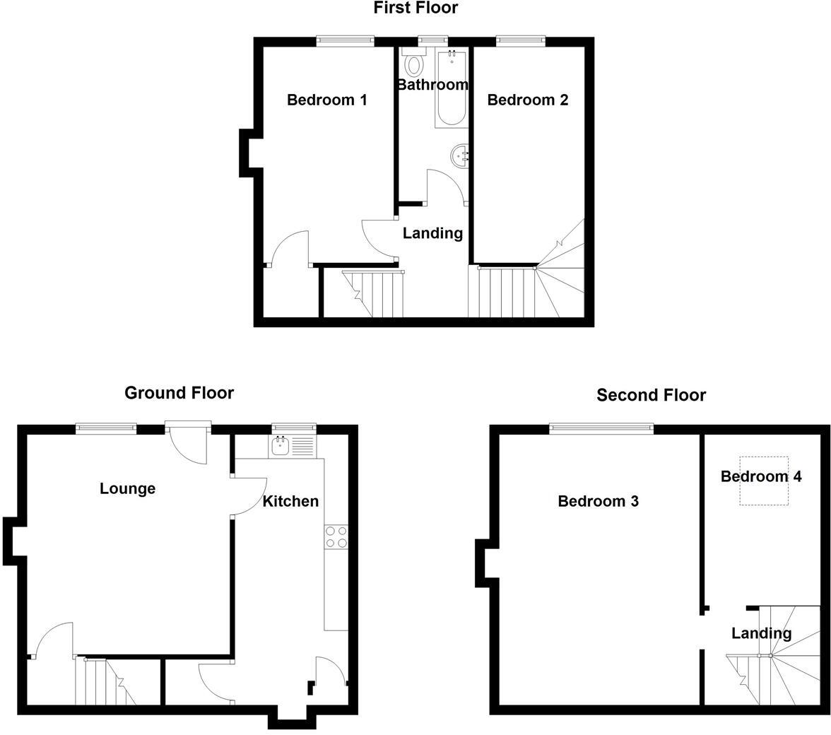 Oak Street, Elland floorplan