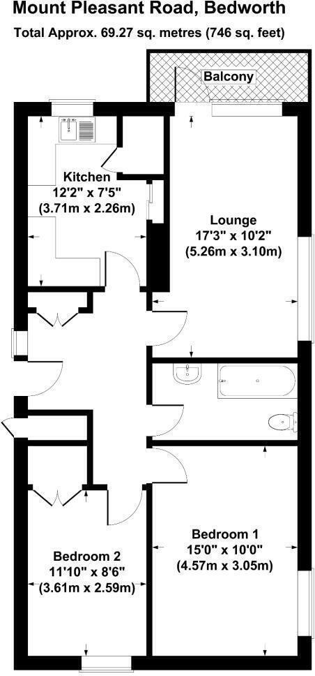 Mount Pleasant Road , Bedworth  floorplan