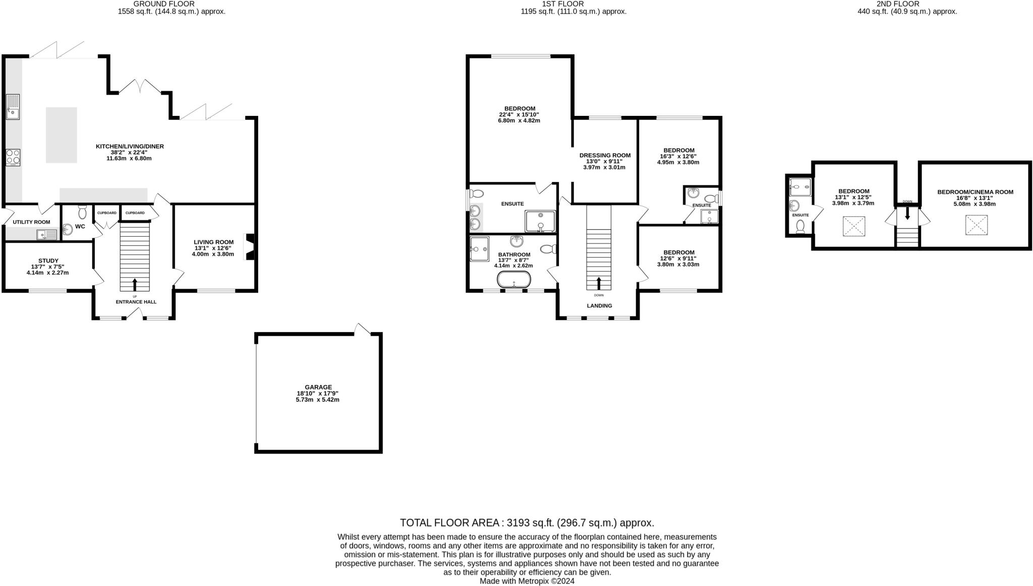 Rigton Gardens, Bardsey, LS17 floorplan