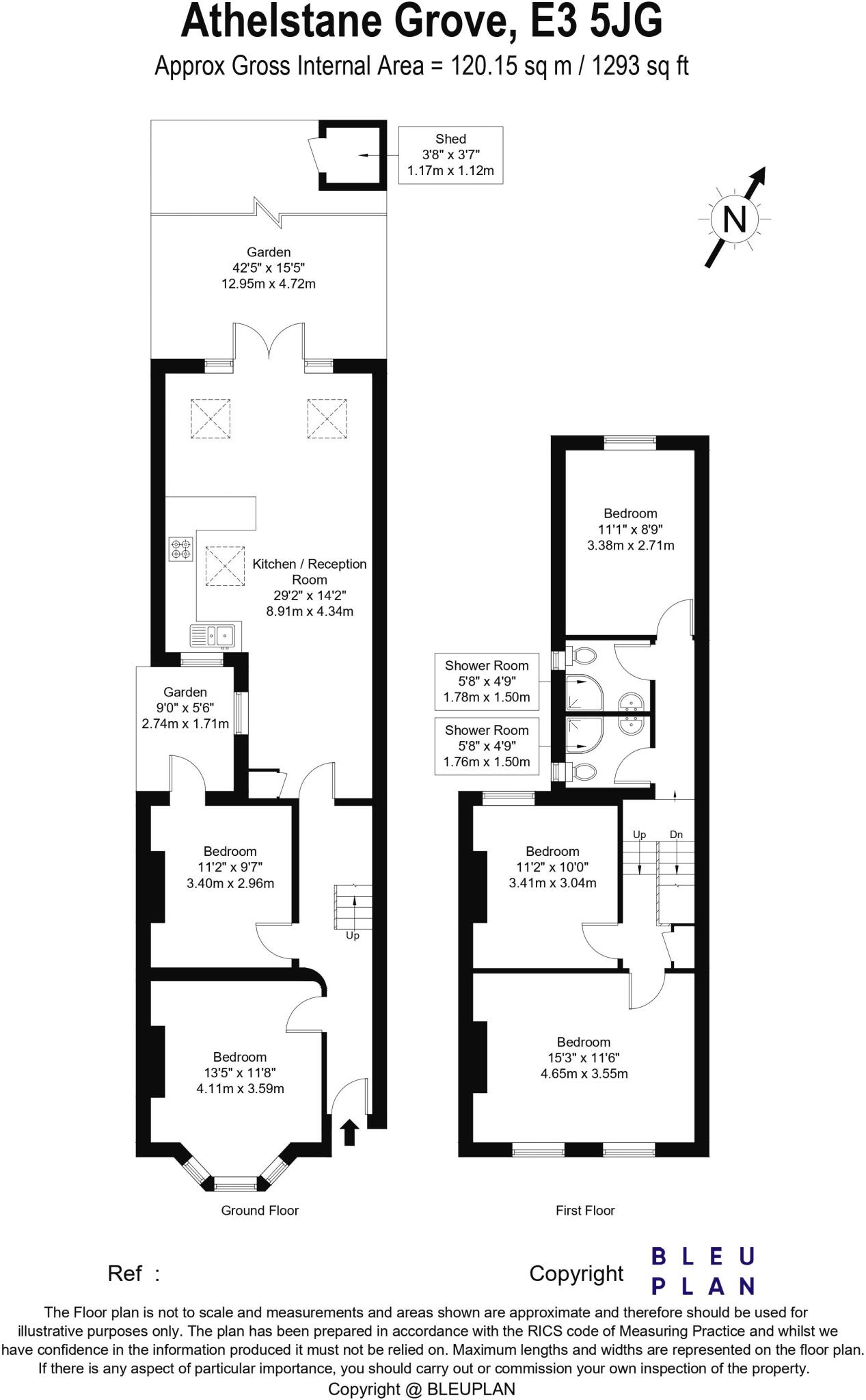Athelstane Grove, Bow E3 floorplan