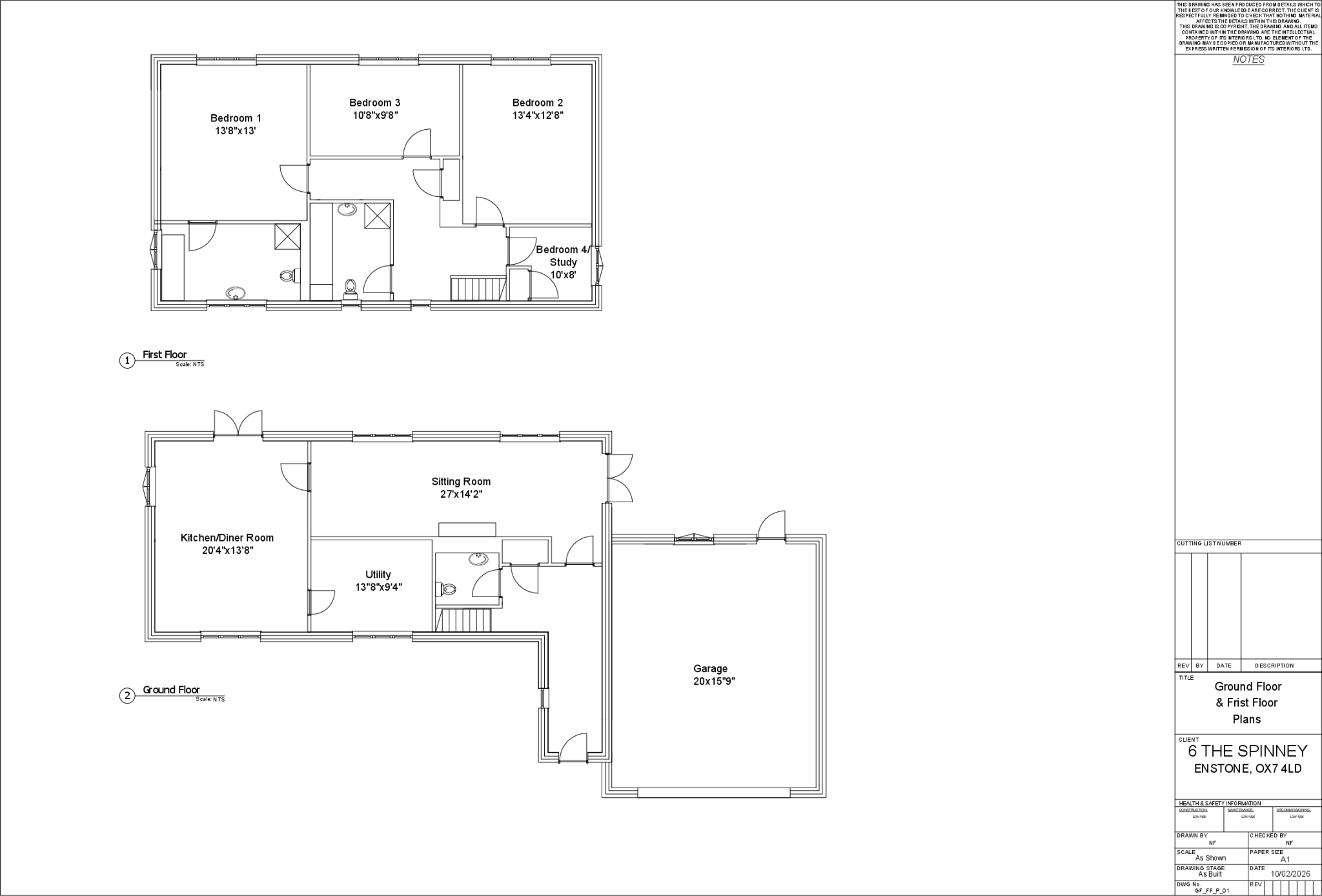 6, The Spinneys, Enstone floorplan