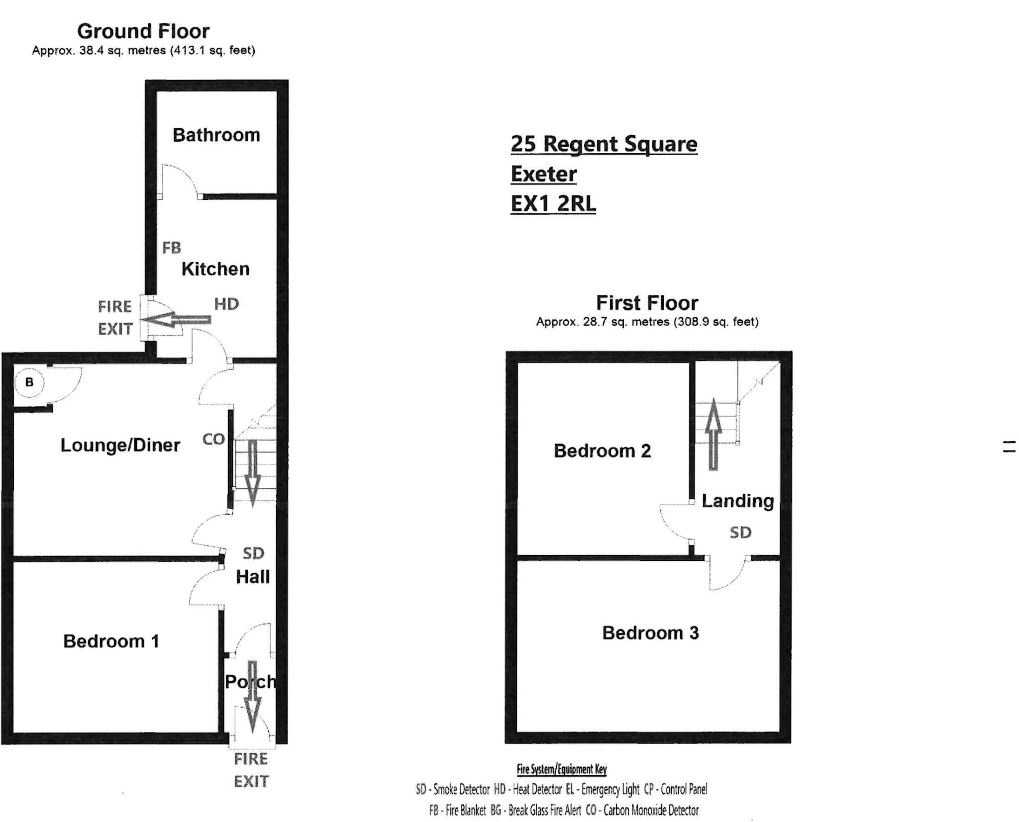 Regent Square, Heavitree, Exeter floorplan