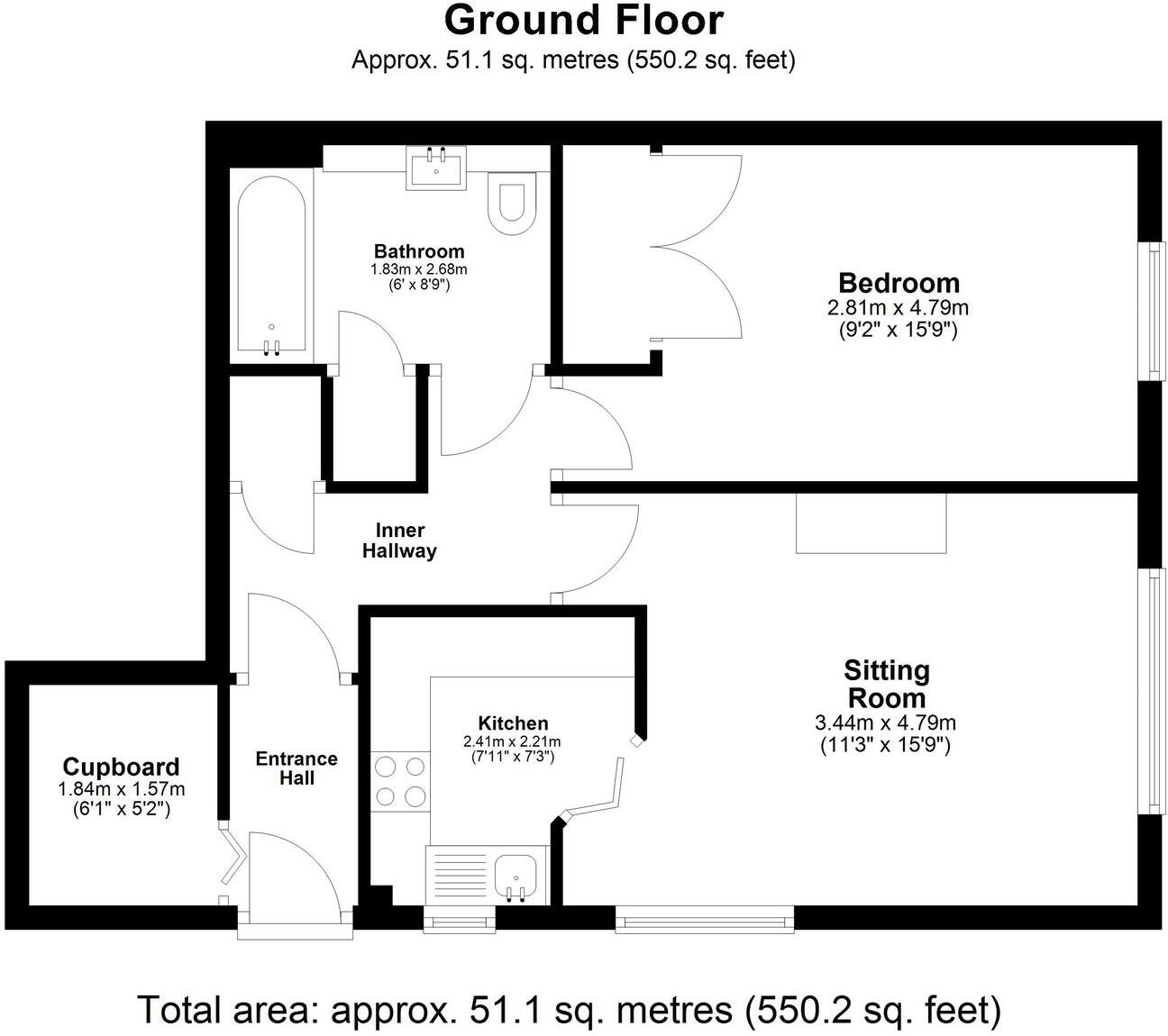 Chantry Court, Tebury floorplan