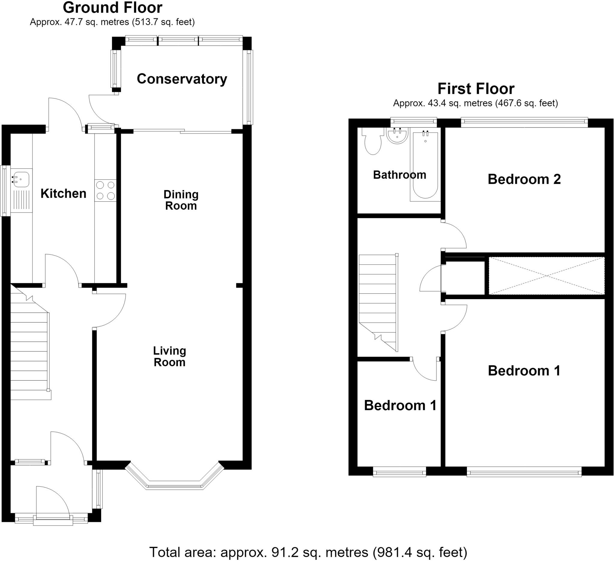 Aldsworth Gardens Portsmouth PO6 floorplan