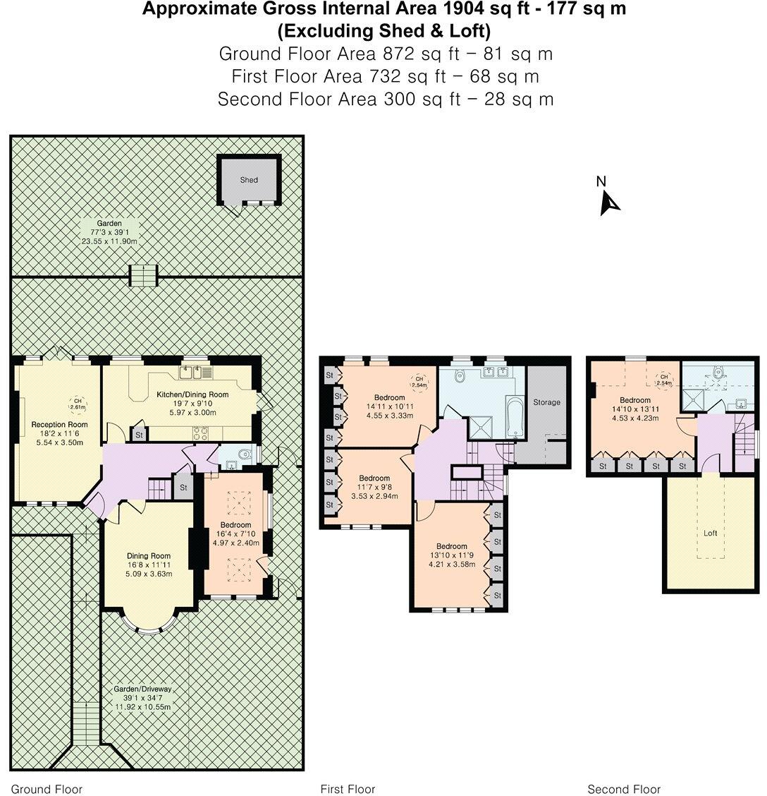 Brim Hill, London, N2 floorplan