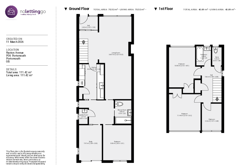 Racton Avenue, Portsmouth, PO6 floorplan