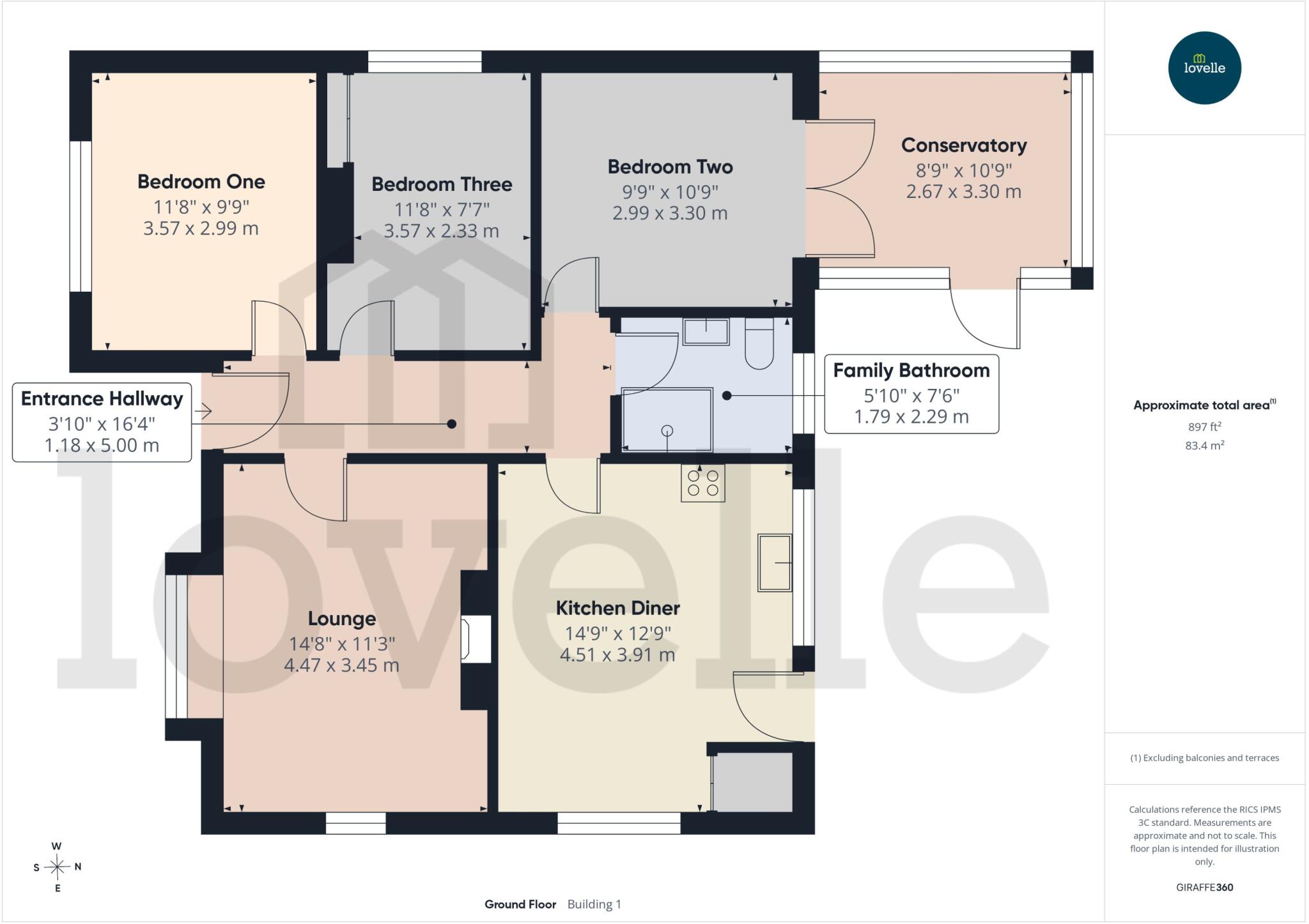 East Acridge, Barton-upon-Humber, North Lincolnshire, DN18 floorplan