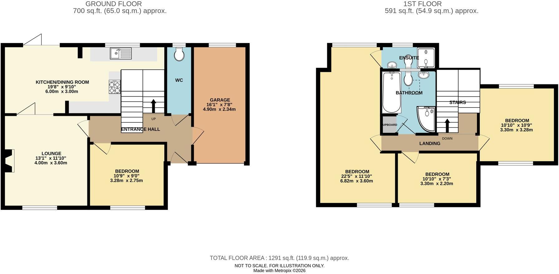 35, Ludlow Heights, Bridgnorth, WV16 floorplan