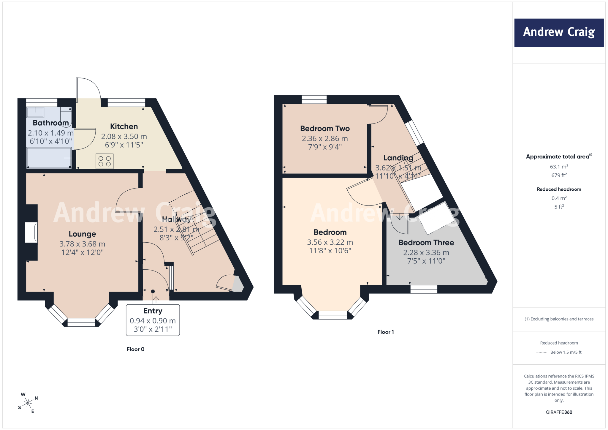 Clifton Terrace, South Shields floorplan
