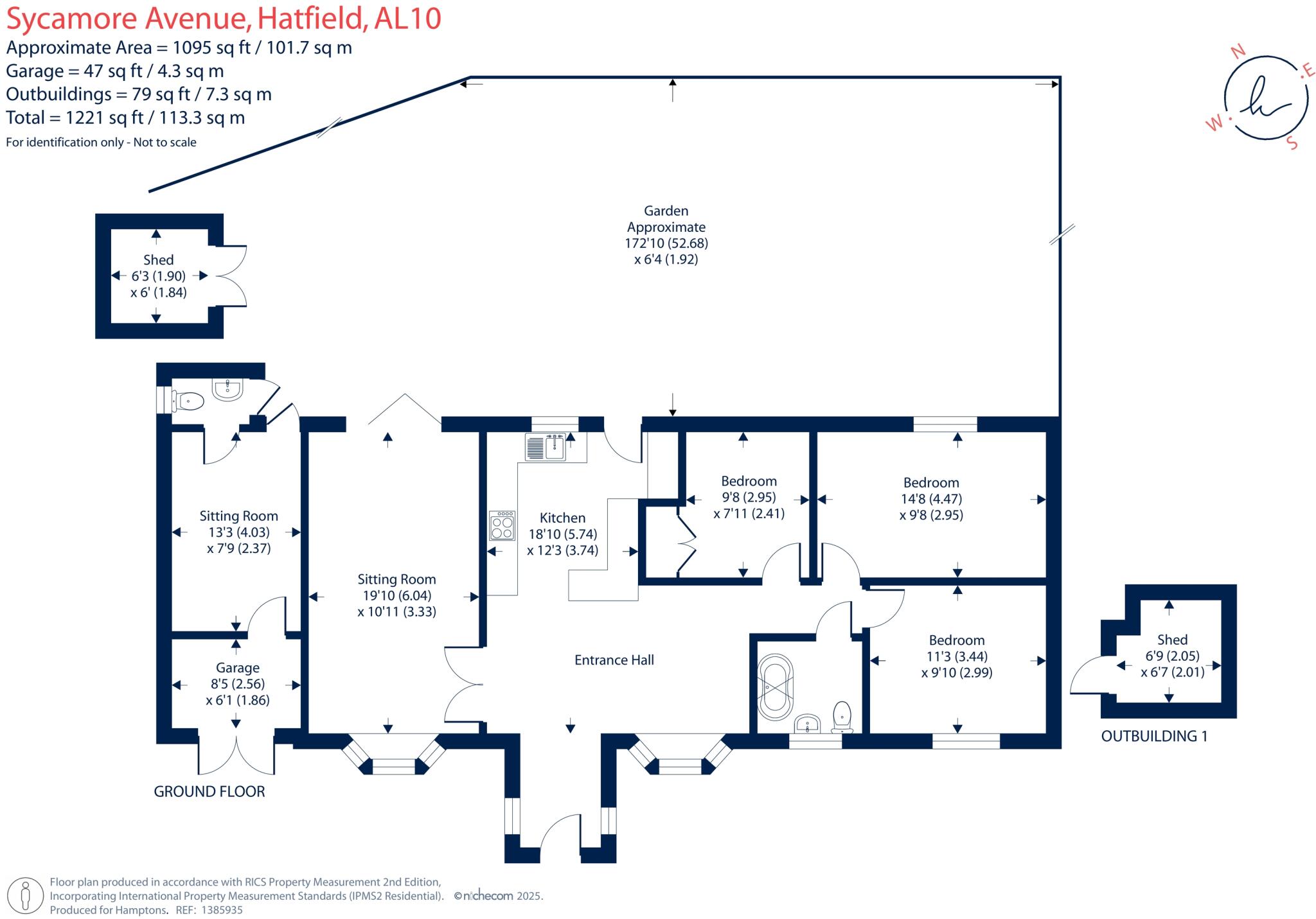 Sycamore Avenue, Hatfield, AL10 floorplan