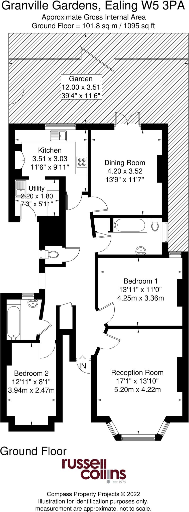 Granville Gdns, Ealing floorplan