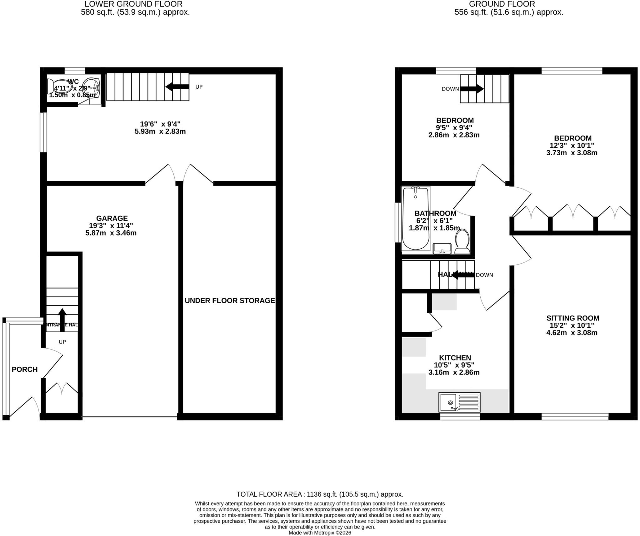 27, Goonrea, West Looe, Cornwall floorplan