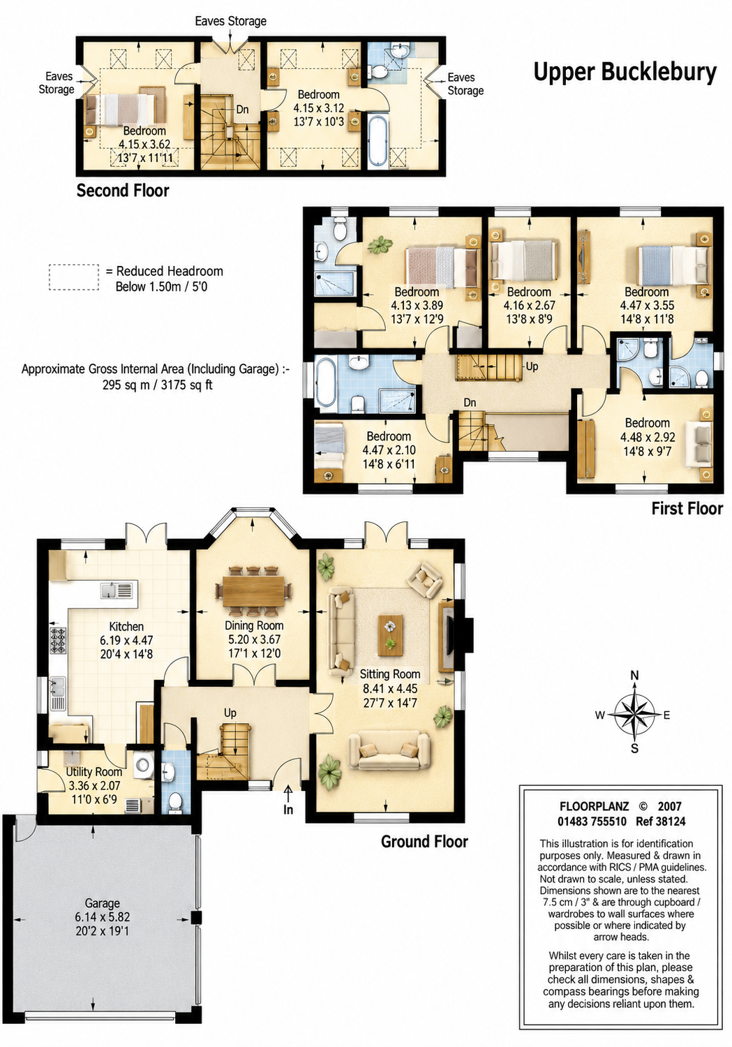 Broad Lane, Upper Bucklebury, Reading, Berkshire, RG7 floorplan
