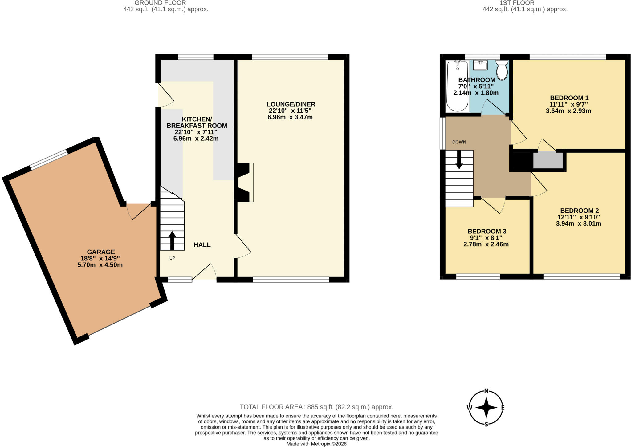 Royston Gardens, St Margarets At Cliffe, Kent floorplan