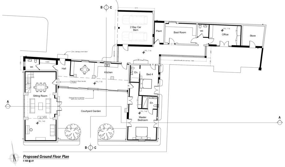 Harewood Barns, Rabbithill Lane, Spalford, NG23 7HE floorplan